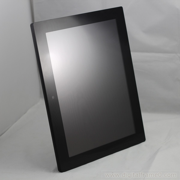 14 inch Mirror polished digital photo frame in black